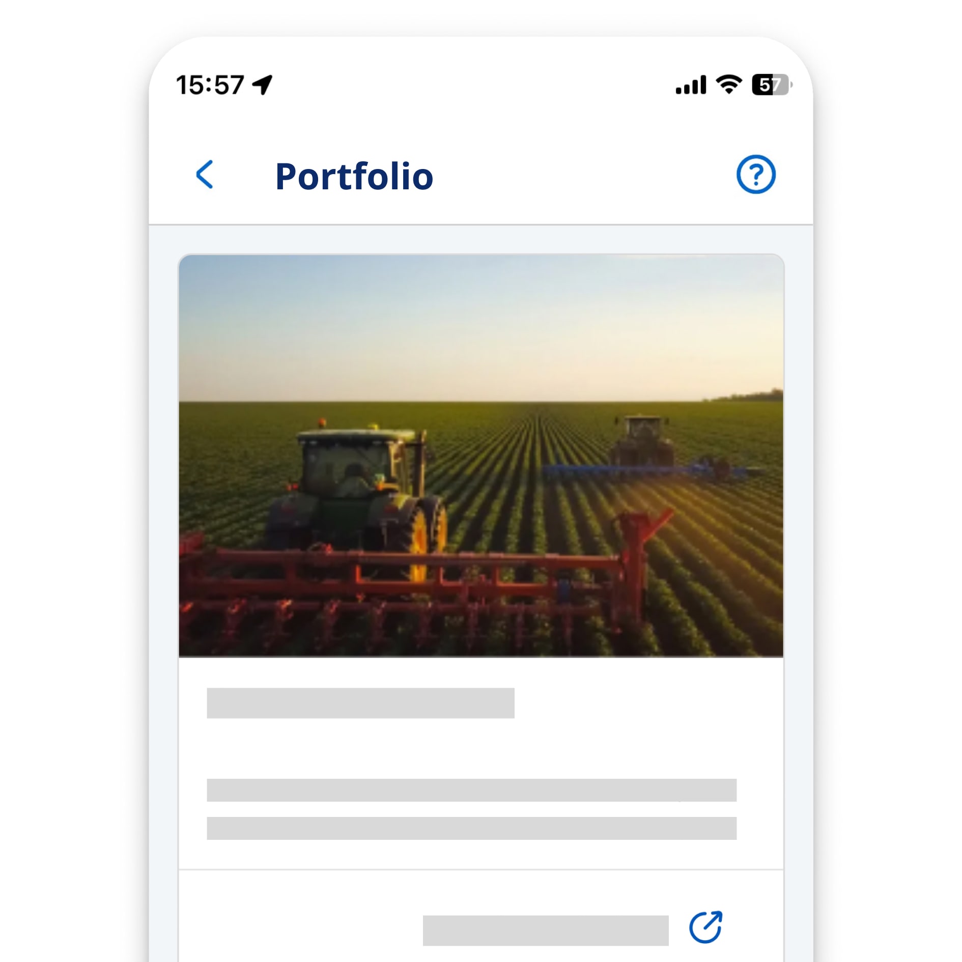 YaraPlus Portfolio mobile screen
